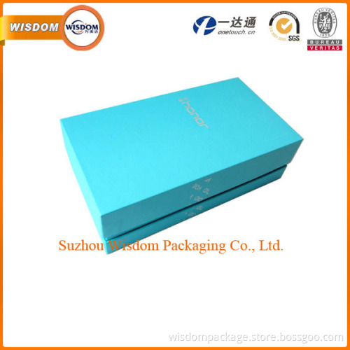 Customized luxury rigid colorful printed lamination magnetic paper box for phone